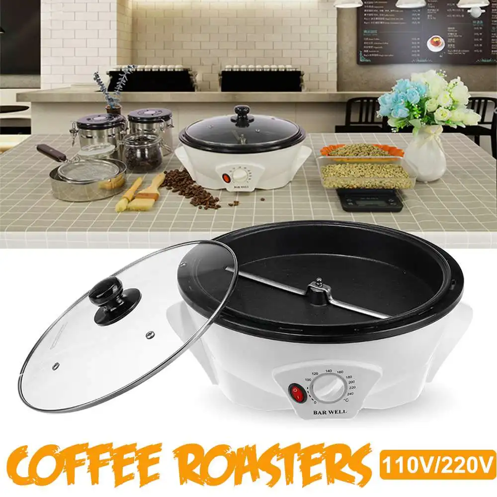 110 в/220 в электрический кофе Roasters бобы дома машина жаровня антипригарное покрытие