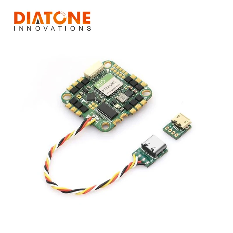 

DIATONE MAMBA AIO F722 MK1 F7 Flight Controller 35A 2-6S Blheli_S Brushless ESC for FPV Racing Drone RC Quadcopter RC Parts