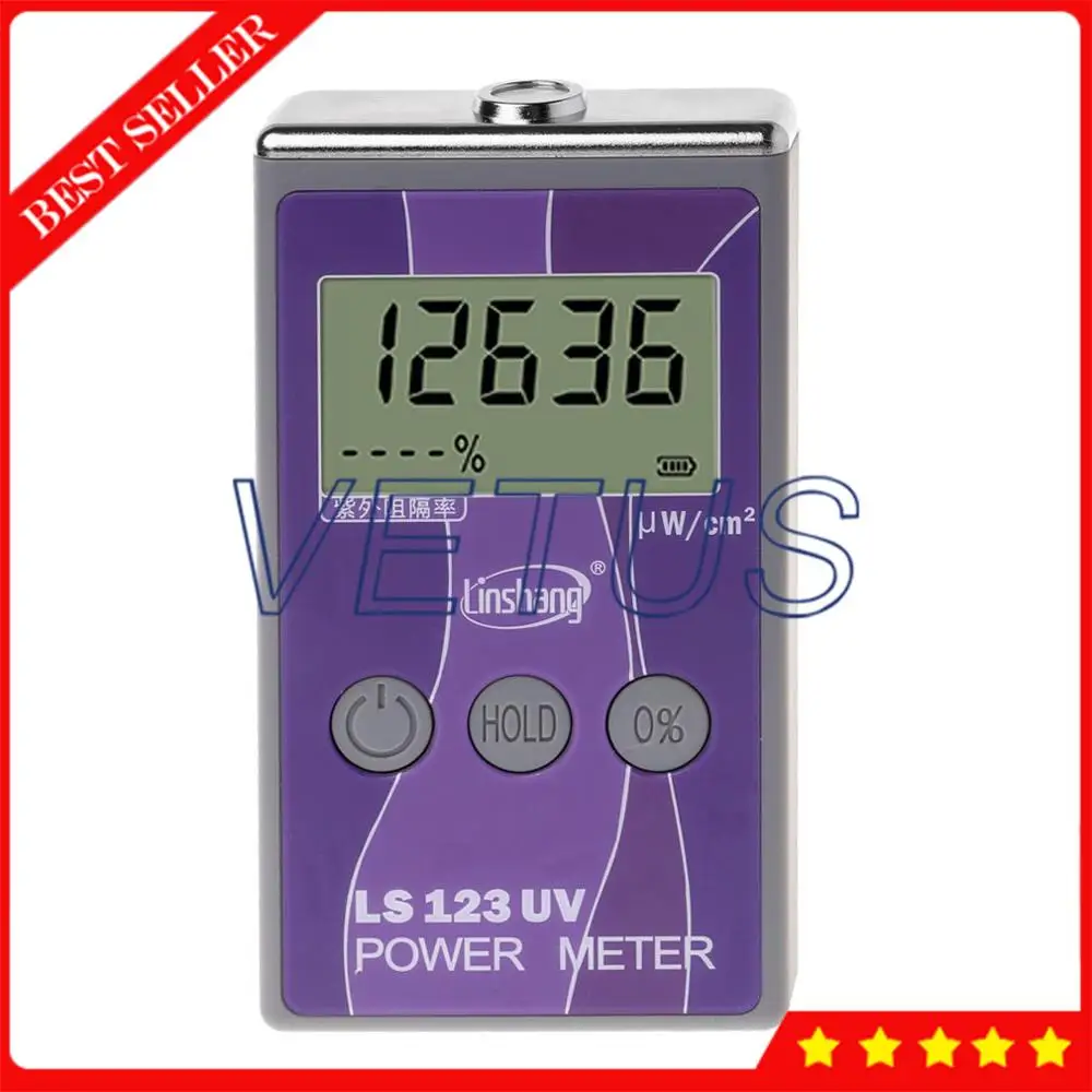 Портативный измеритель мощности УФ-излучения LS123 с измерительным прибором
