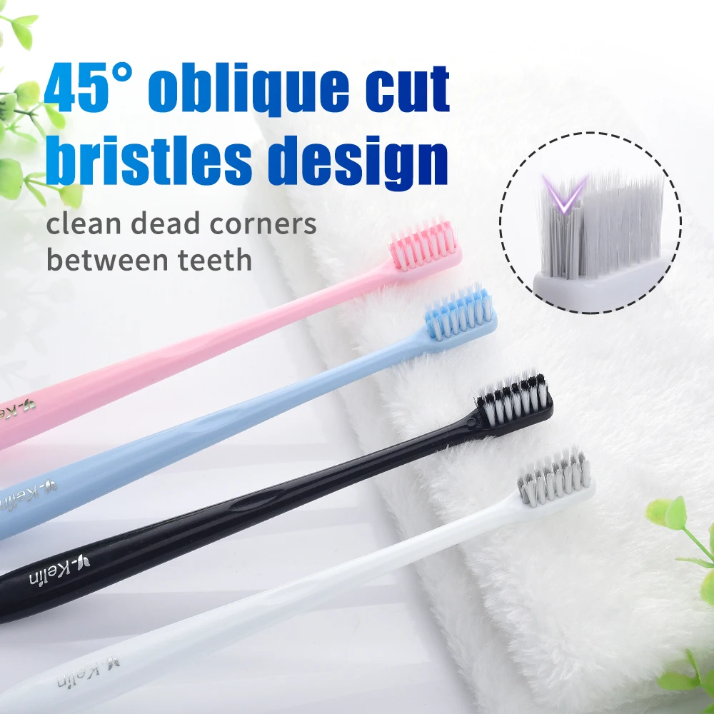 

Y-Kelin V-Shaped Bass Brushing Toothbrush V-Trim Soft Orthodontic Tooth Teethbrush For Braces And Orthocontics Small Head