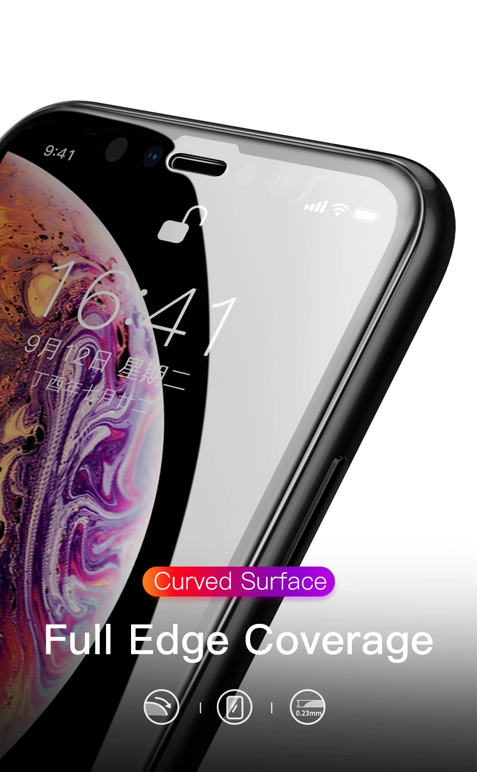 25 шт. Защитная пленка для экрана, защита для iPhone 11 Pro Max X XS XR 7 8 6S Plus защитная пленка из закаленного стекла