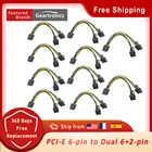 Кабель-разветвитель питания PCI-E 6-контактный на двойной 6 + 2-контактный кабель питания BTC материнская плата видеокарта PCI Express GPU адаптер кабель питания