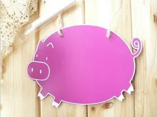 4 шт./лот новый дизайн животных Маленькая деревянная настенная доска с веревкой и