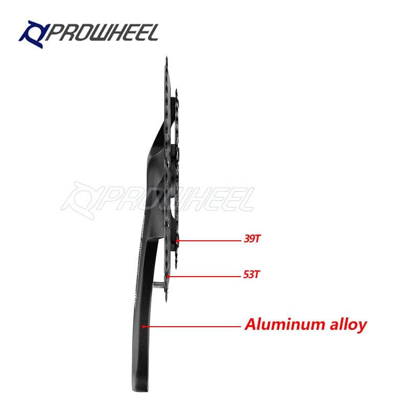 Рукоятка PROWHEEL для шоссейного велосипеда с квадратным отверстием кривошипник 170