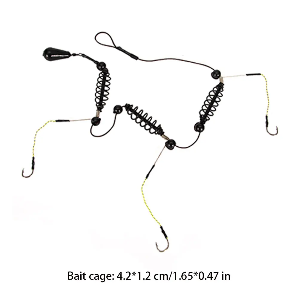 

Fishing Hook Artificial Lure Bait Cage Set Fishing Feeder 6pc/Lot Baitholder Carp Lead Sinker Swivel Line Assorted Drop Shipping