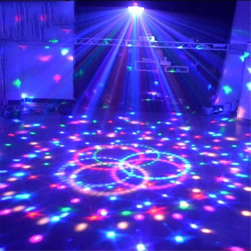 9 цветов Хрустальный волшебный шар светодиодная сценическая лампа 21 режим