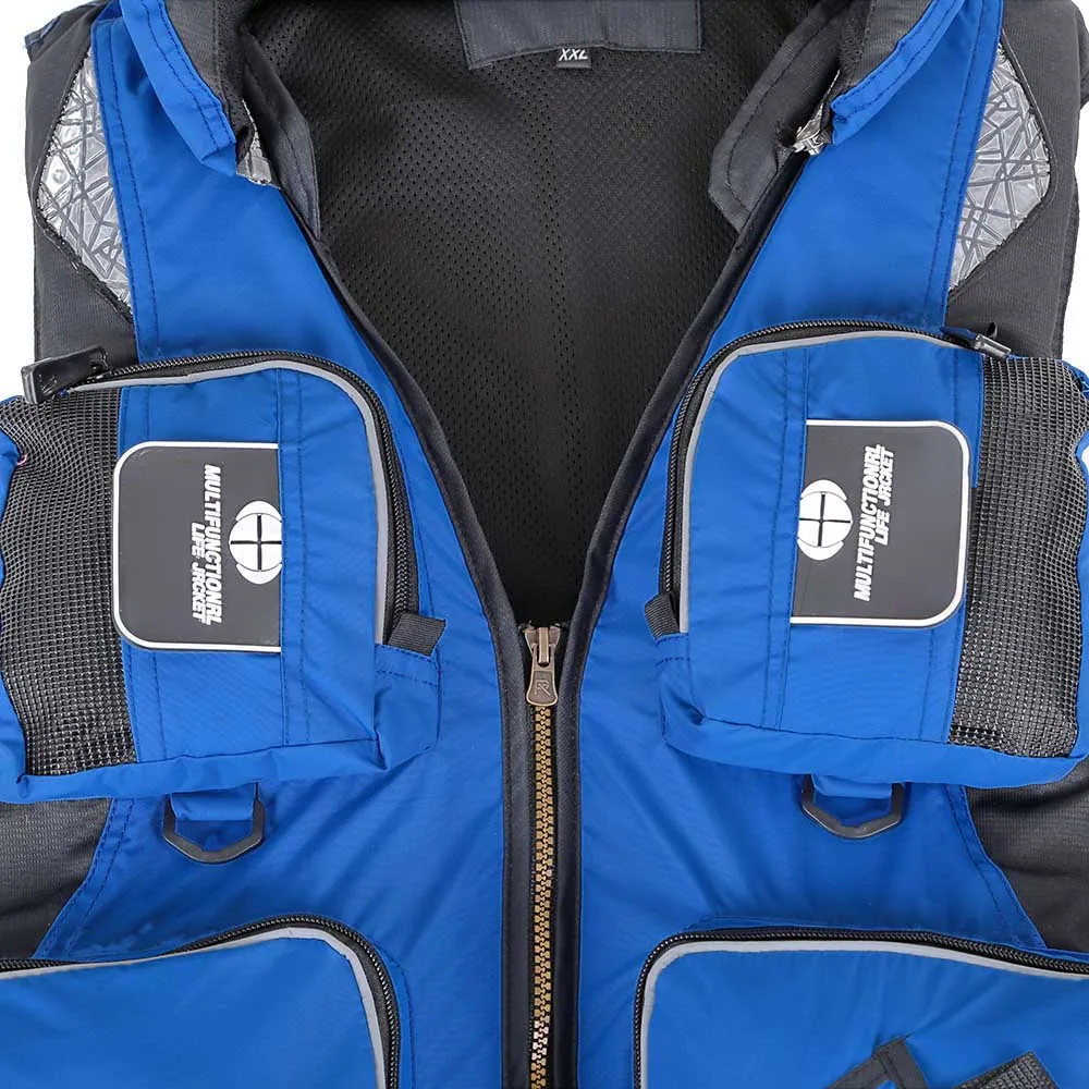 Открытый рыболовный жилет унисекс для взрослых спасательный водных видов спорта