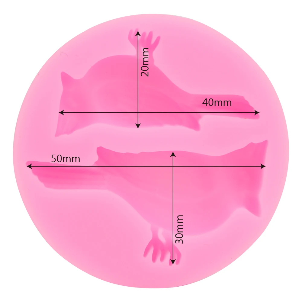 

Chocolate Mould Silicone Bird Shape Cake Mold Sugar Craft Bakeware Cake Decorating Tool Fondant Mold