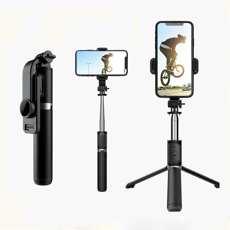 

Универсальный кронштейн штатив Регулируемая яркость заполсветильник селфи-палка держатель телефона выдвижной пульт дистанционного управ...