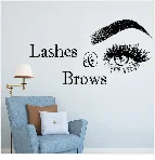 Brow Master Наклейка на стену, цитата, ресницы, брови, виниловые наклейки, обои для бровей, бар, украшение на стену, салон красоты, наклейка F892
