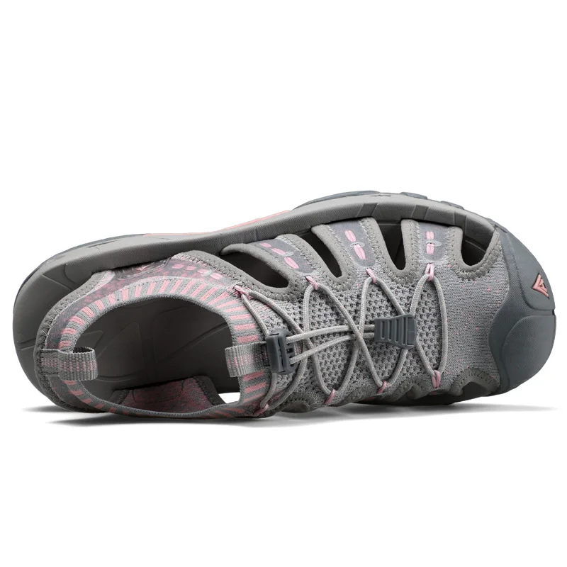 HUMTTO/женские уличные сандалии Летние повседневные на плоской подошве Обувь для