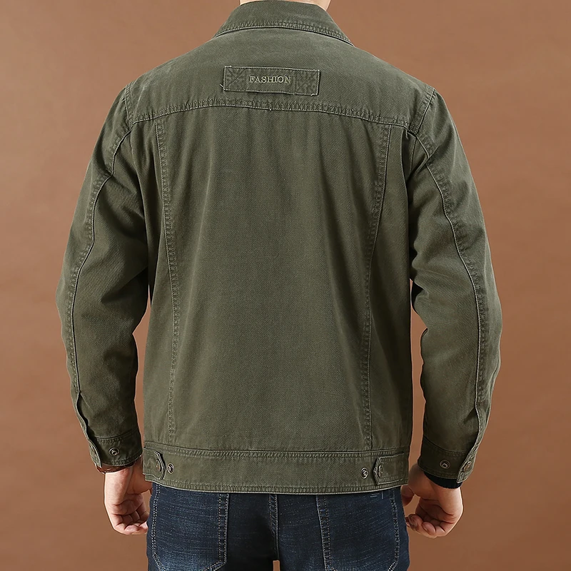 Camouflage Denim Jacket Men Oversize Military Jean Jackets Chaqueta Hombre Man Autumn 2019 Cotton Casual HH40JK | Мужская одежда