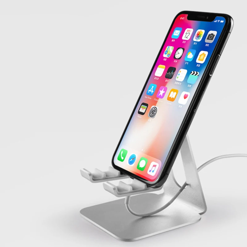 Алюминиевый сплав держатель для планшета Настольный мобильный телефон