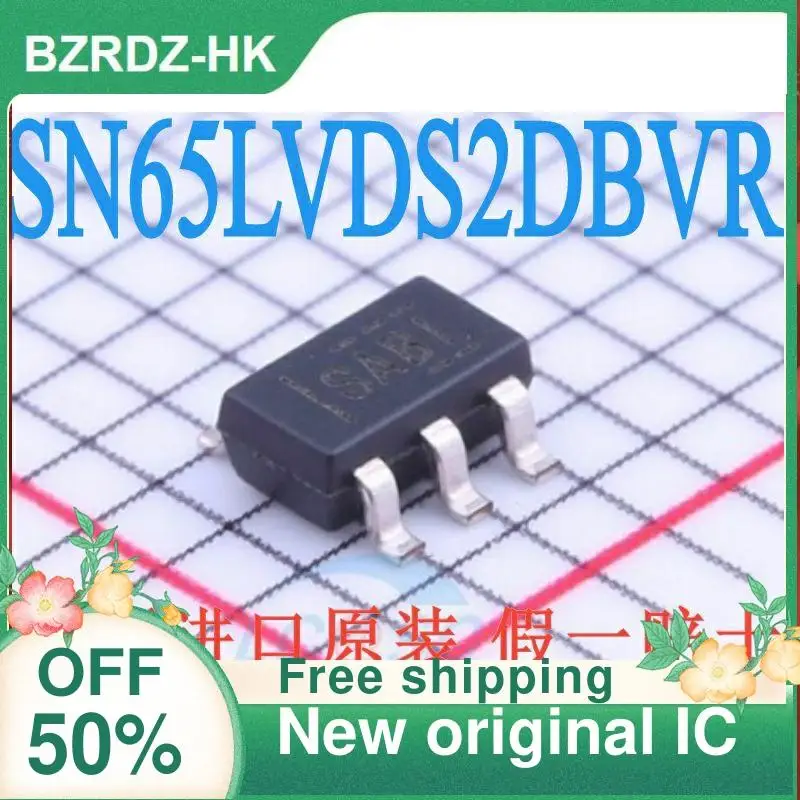 

2-10PCS/lot SN65LVDS2DBVR LVDS SOT23-5 New original IC