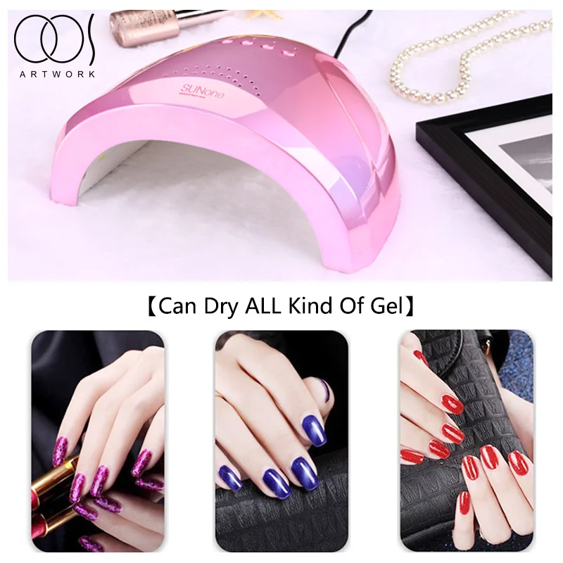 Профессиональная светодиодсветодиодный УФ лампа для сушки ногтей 48 Вт|Сушилки