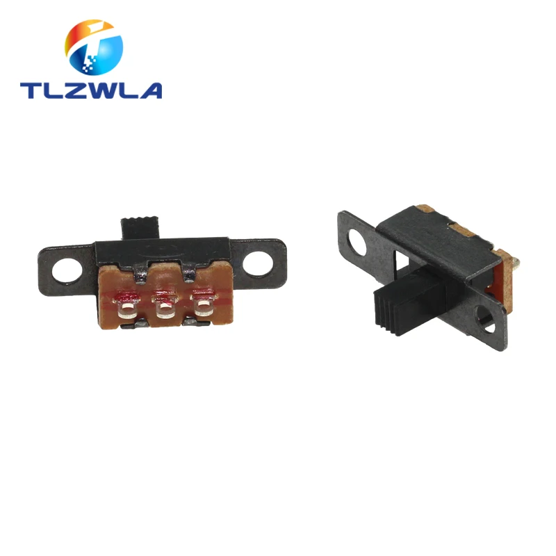 

10Pcs SS12F15 SS12F15VG4 Toggle Switch 3PIN 1P2T Slide Switch Handle high 4mm