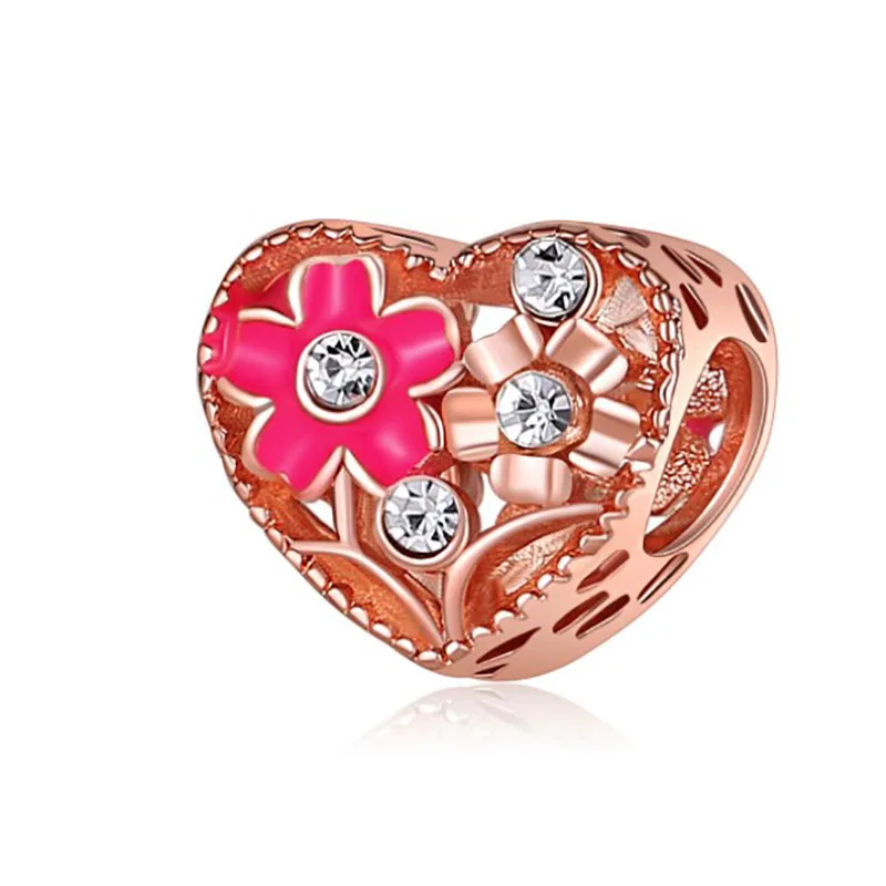 Fit Pulsera Pandora шармы серебро плата Де Ли 925 оригинальный браслет бусины для