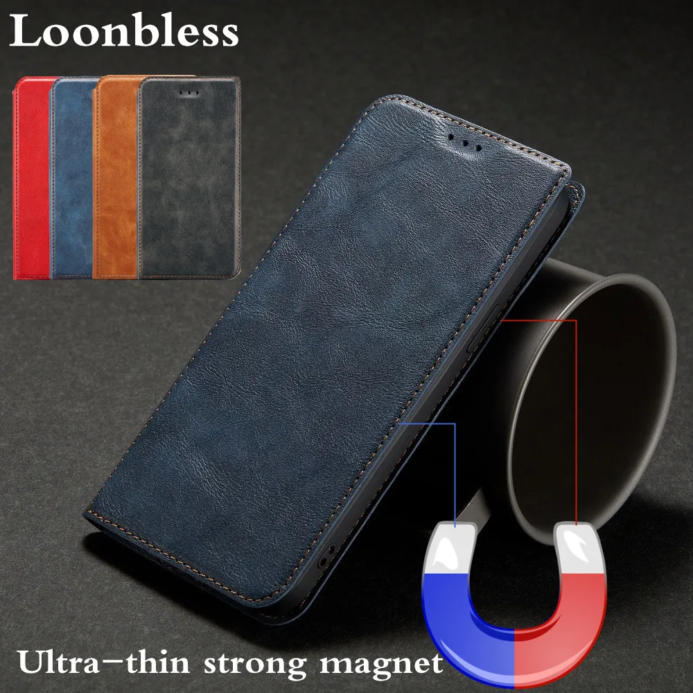 Чехол для Huawei Honor View 30 Pro Ультратонкий Магнитный флип-чехол кожаный и силиконовый