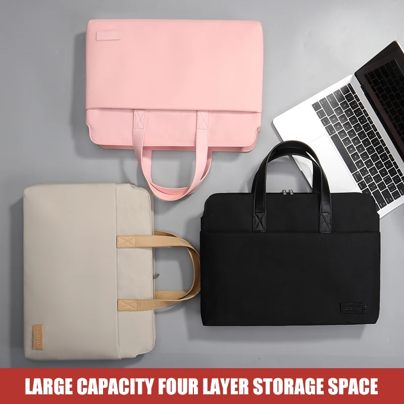 laptop bag for lenovo air 13 3 computer bag for apple macbook xiaomi huawei matebook 14 inch 15 6 female pro 15 sleeve handbag free global shipping