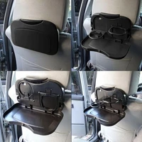 car accessories phone holder auto back folding food tray drink holder car bracket rear seat table tray