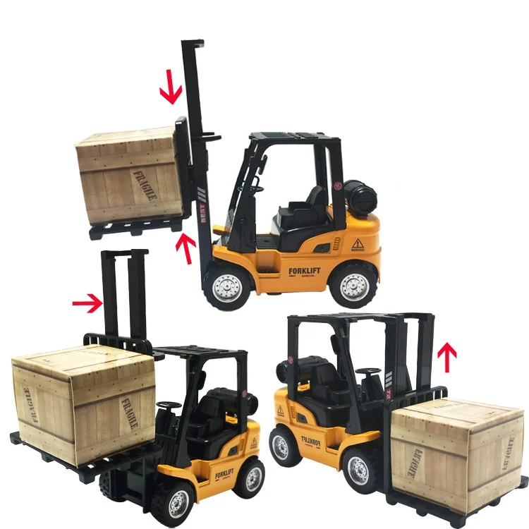 

Alloy Boy Toy Car Construction Vehicle Children Lift Forklift Child Model Toy Gift Box for Children