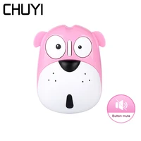 rechargeable wireless silent mouse ergonomic usb optical computer mause cute cartoon animal dog shape pink pc mice for kid girl