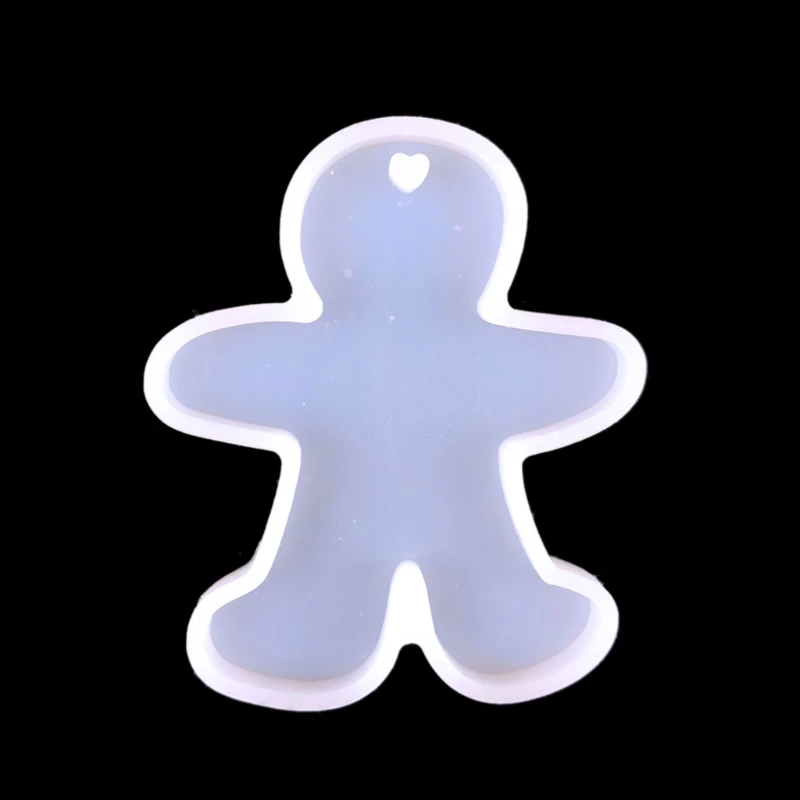 1 шт. силиконовая форма для имбиря брелка из смолы рукоделия эпоксидной конфет