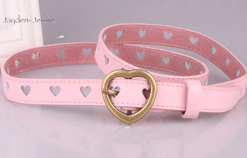 Новинка 2020 Модный женский ремень из натуральной кожи с узором в виде сердца