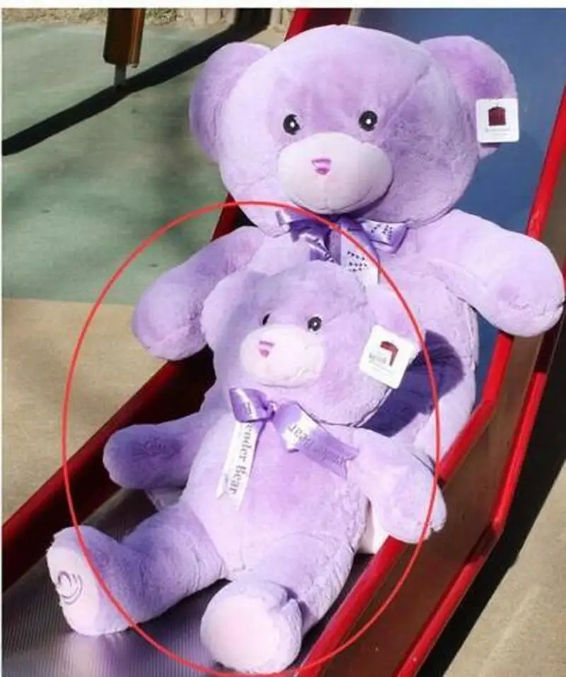 

22" Purple Lavender Teddy Bear Stuffed Animal Plush & Soft Toy Cute Doll Toys For Children Cute Plush Holiday Gift