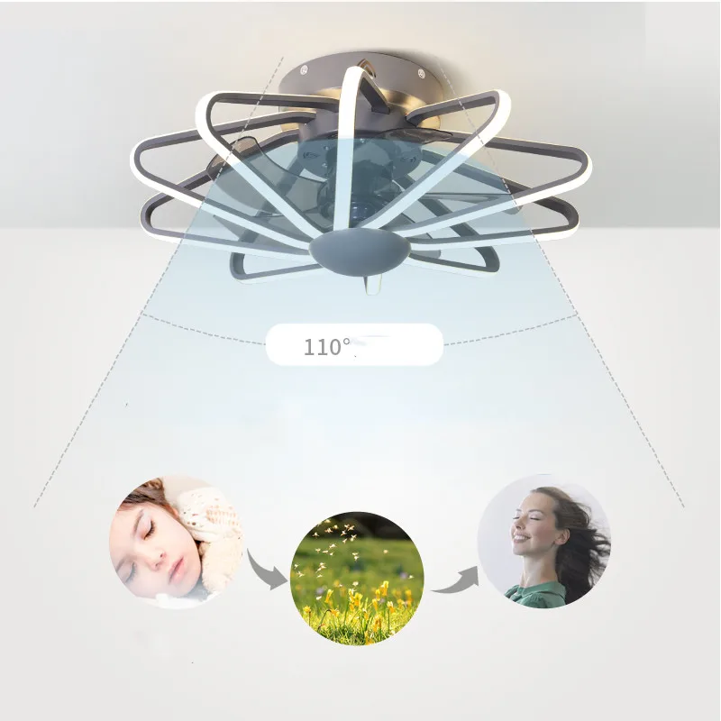 

Modern LED Ceiling Fans with Lights Remote Control Ceiling Lamps for Living Room Bedroom Home Decor Indoor Lighting 220V