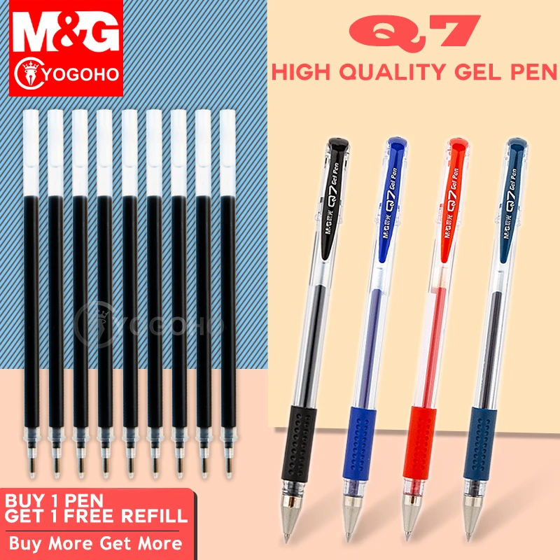 

M&G 1/3/6pcs 0.5mm classic series Q7 Plastic material gel pen office Signature pen for student writing gift office school