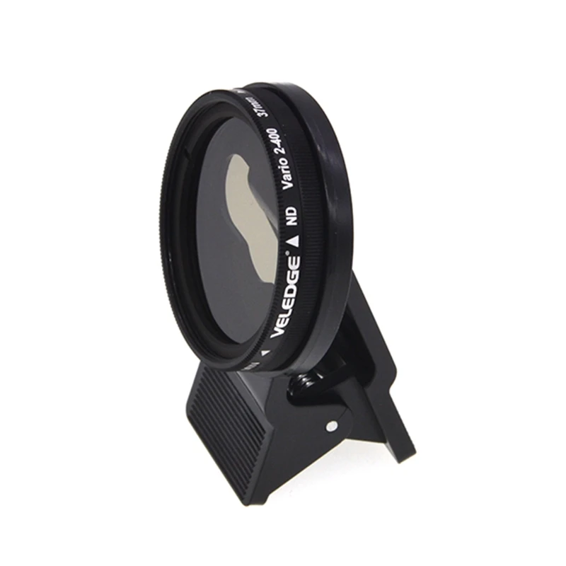 

Adjustable 37mm Neutral Density Clip-on ND2 - ND400 Phone Camera Filter Lens