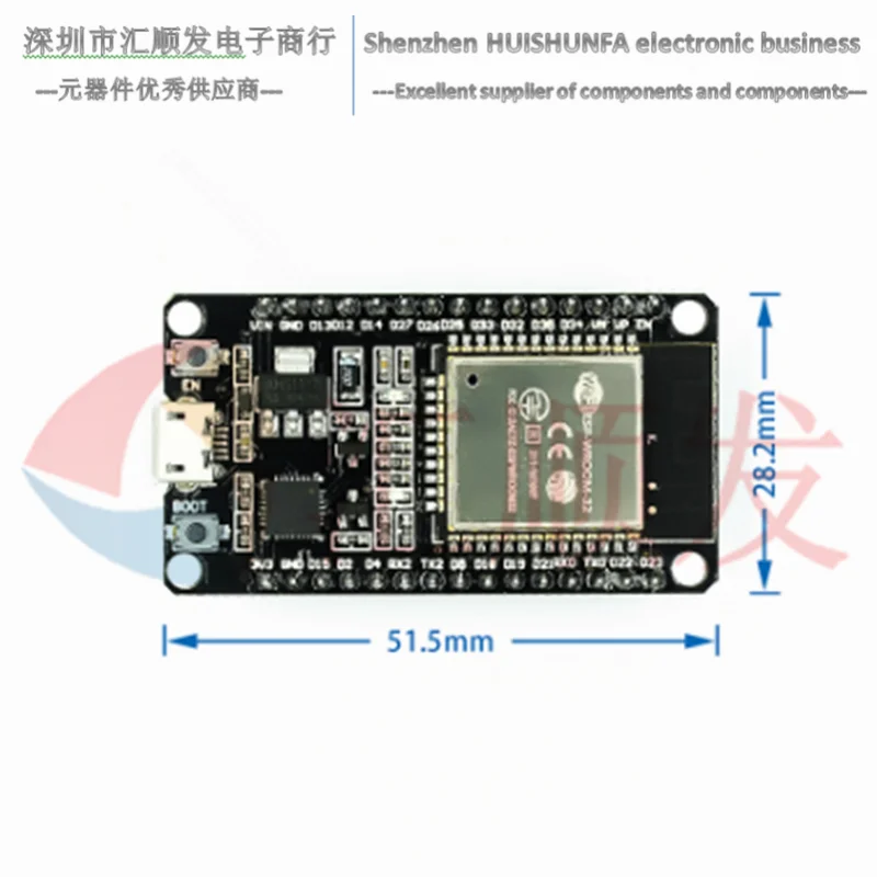 

30P!!! ESP-32 development board WIFI+Bluetooth 2 in 1 dual-core CPU low power consumption ESP32 ESP-32S
