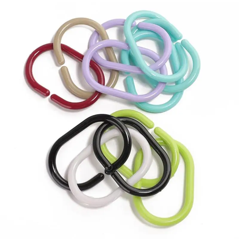 Новинка Лидер продаж вешалка для штор крючок душевой кабины пластиковое кольцо