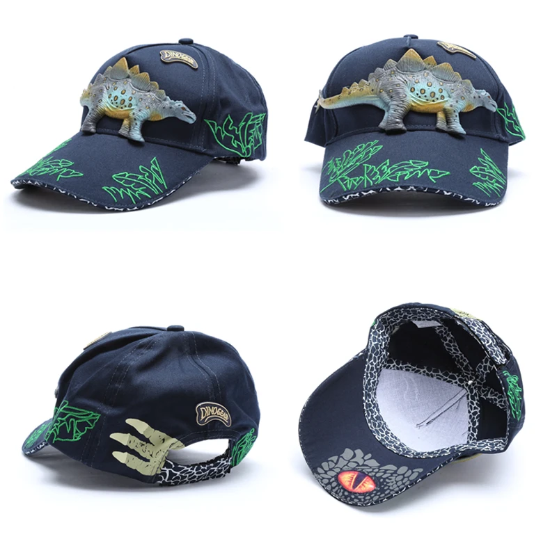 Dinoskulls Динозавр Детская шляпа T-rex для бейсболка для мальчиков детская летняя Солнцезащитная шляпа анти-УФ Солнцезащитная наружная шляпы для путешествий от 2 до 8 лет