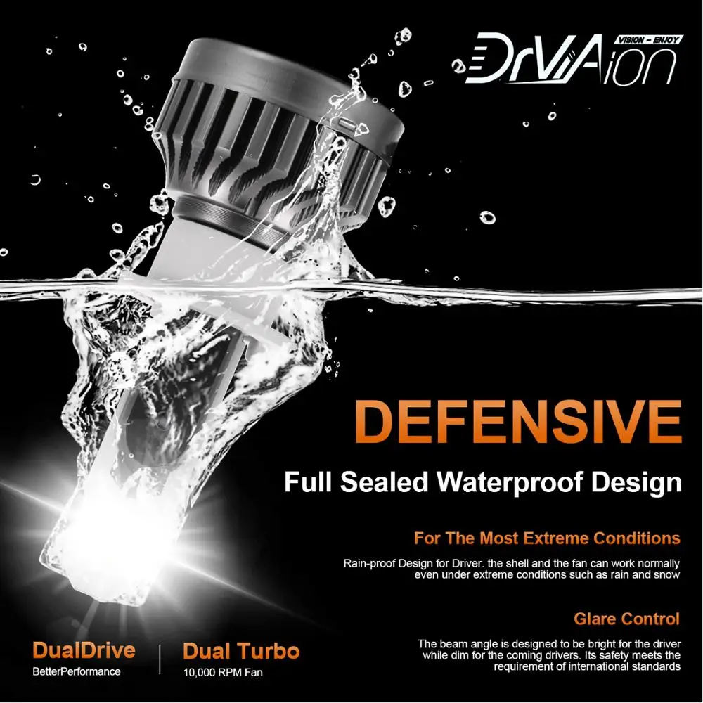 2x Canbus H1 светодиодный Противотуманные фары Дневные Фары Светильник лампы для Mercedes