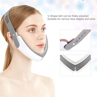 led photon therapy v shape slimming face massager vibration electric facial massage skin lifting tightening anti wrinkles beauty