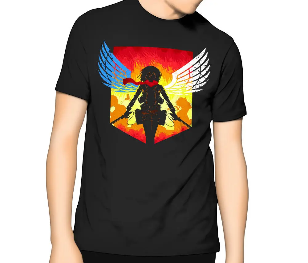 2019 Новая мужская атака на Титанов | Titan Аниме манга японская рубашка Детские