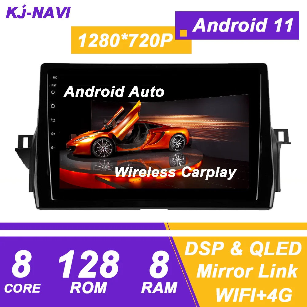 

10inch For Toyota Camry 2020-2021 Android 11 Auto Car Radio Multimedia Video Player Wireless Carplay Navigation GPS 4G LTE 8GRAM