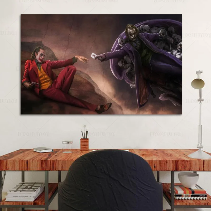 Художественный постер Создание Адама настенный художественный Картина на