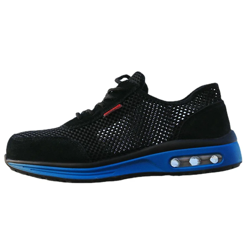 

Men Women Steel Toe Cap Work Safety Shoes Breathable Men Lightweight Anti-smashing Waterproof Work Mesh Indestructible Sneakers