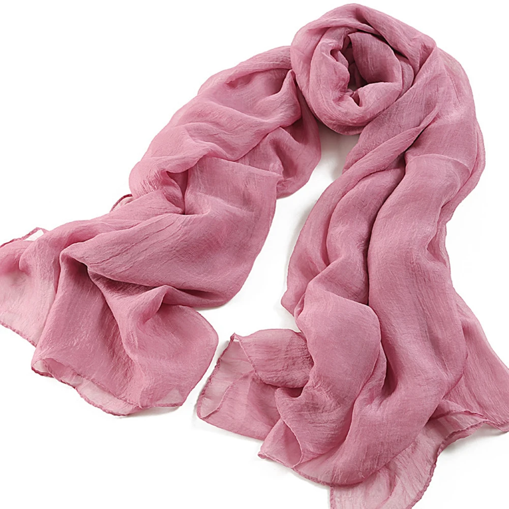 

150x180cm Women Chiffon Solid Color Plus Size Scarf Soft Wrap Cover Cape Shawl scarves for ladies