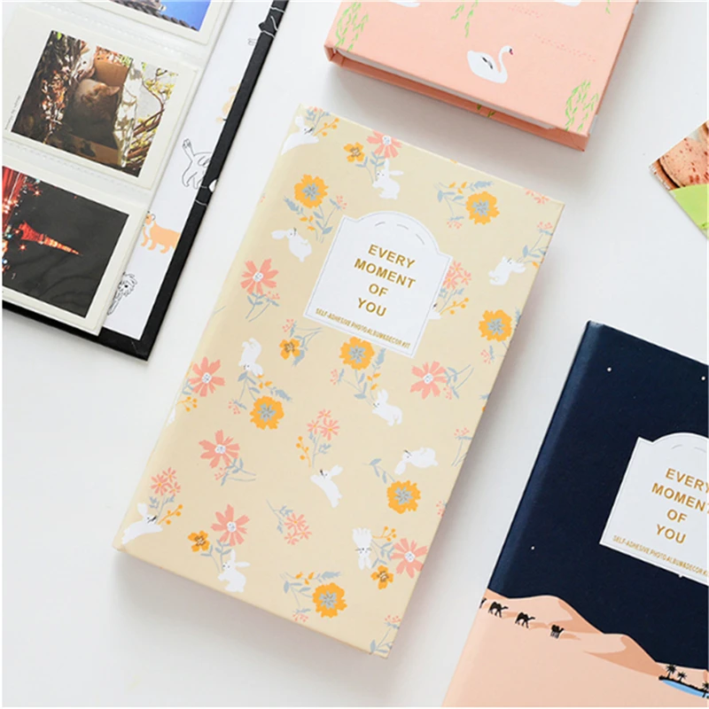 84 Pockets Photo Album For FujiFilm Instax Mini Polaroid Fuji Film Ivory Albums Fashion Family Friends Saving Memory | Дом и сад