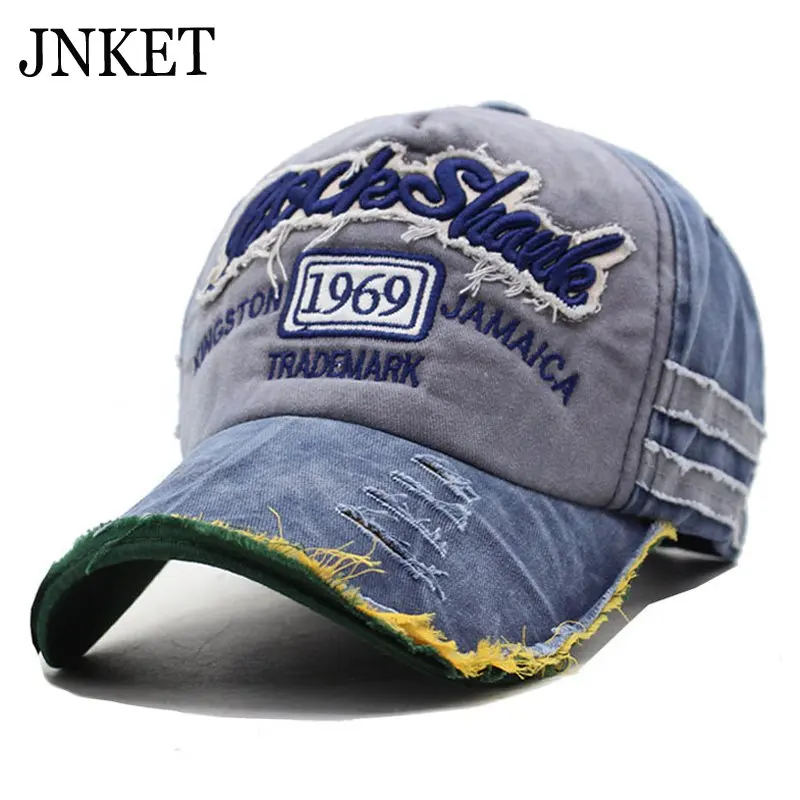 

JNKET Men and Womens Baseball Cap Couples Snapbacks Hats Worn-out Style Hip Hop Caps Casquette Gorras Baseball Outdoor Sunhat