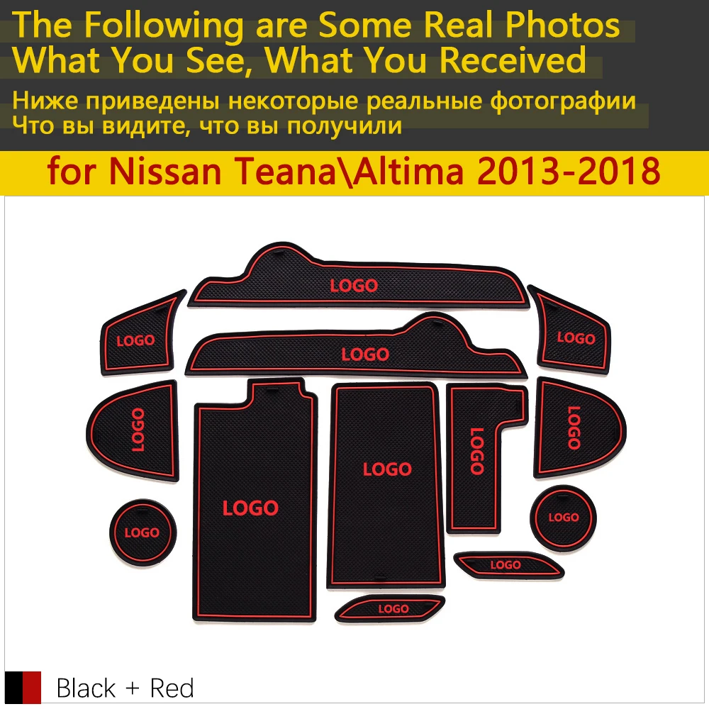 Противоскользящий резиновый коврик для подстаканника Nissan Teana Altima L33 2013 ~ 2018 2014 2015