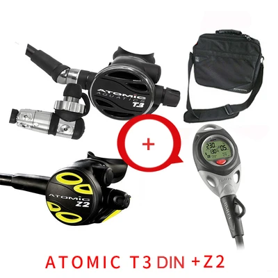 ATOMIC T3 DIN Z2 NiteScuba регулятор для дайвинга для подводной фотографии Atomic T3 первый и второй этап акваланга DIN - Цвет: ATOMIC T3 DIN Z2
