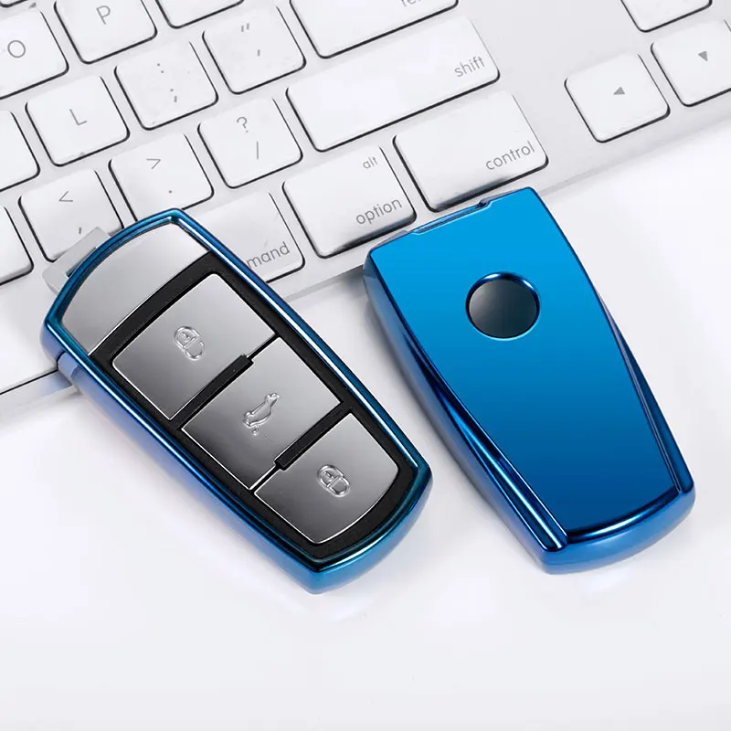 Мягкий ТПУ чехол для автомобильного ключа OemField защитный Volkswagen VW CC Passat B6 B7 362 365 Magotan