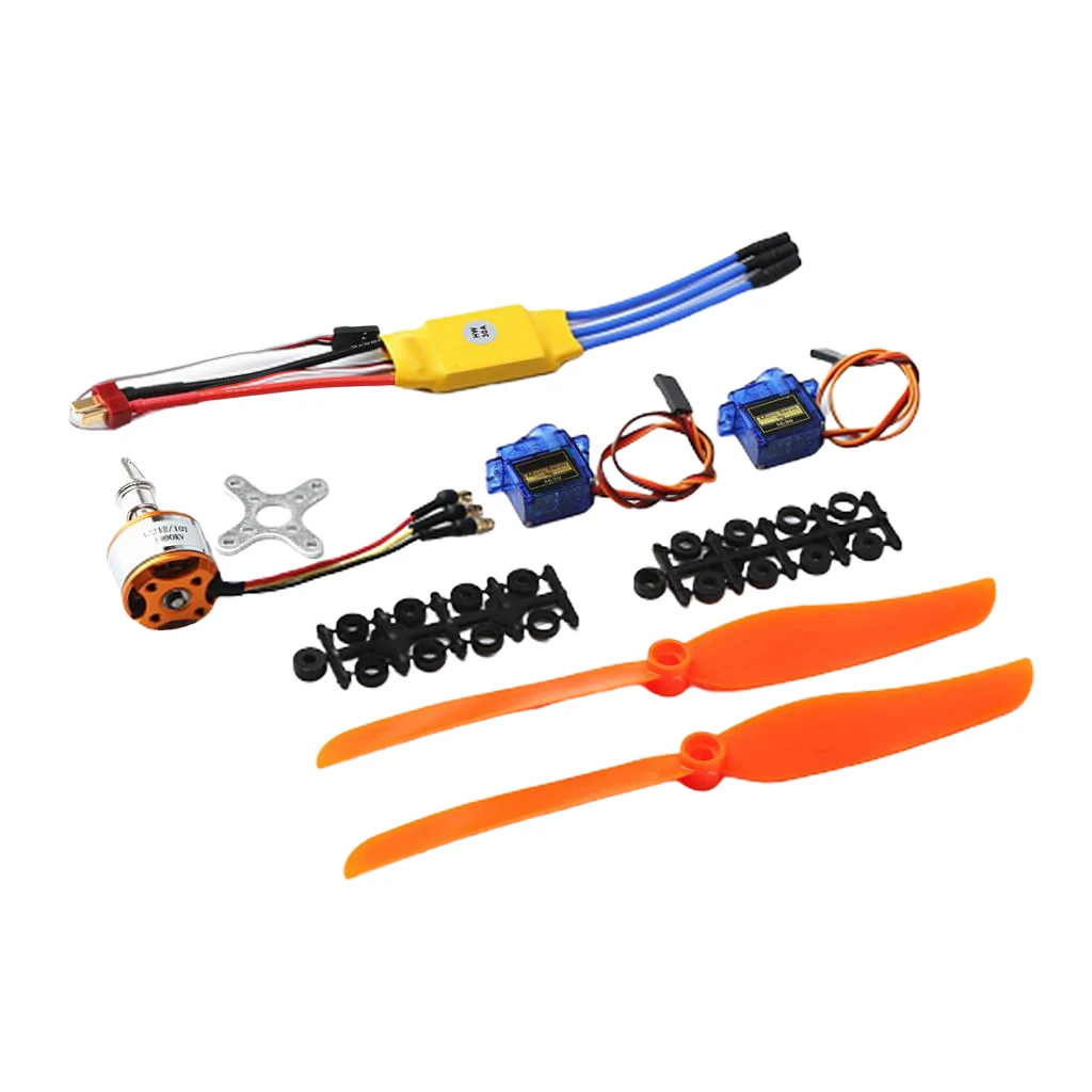 A2212 1400KV бесщеточный двигатель + 30A ESC Servo Пропеллер для части радиоуправляемого