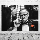 Постеры и принты из классического фильма Крестный отец, Художественная Картина на холсте, Настенная картина, Дон Вито корлеон, Майкл корлеон, декор комнаты