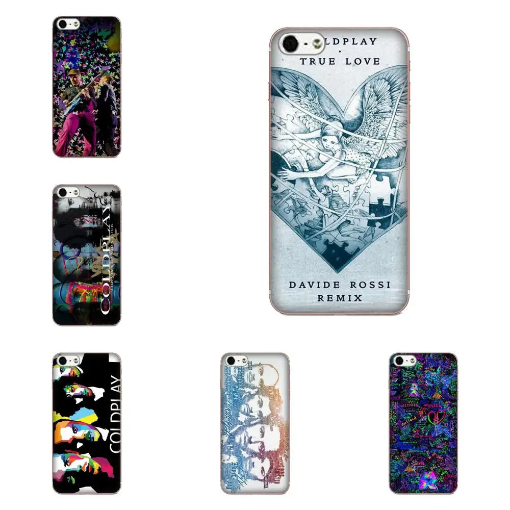 Coldplay шаблон мягкий TPU телефон прозрачный для Samsung Galaxy Note 5 8 9 S3 S4 S5 S6 S7 S8 S9 S10 5G mini Edge